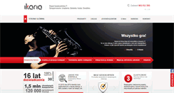 Desktop Screenshot of ikaria.pl
